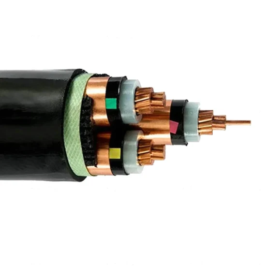 Le PVC multi de noyaux a isolé le câble d'alimentation électrique gainé par Losh de PVC blindé XLPE de bande en acier